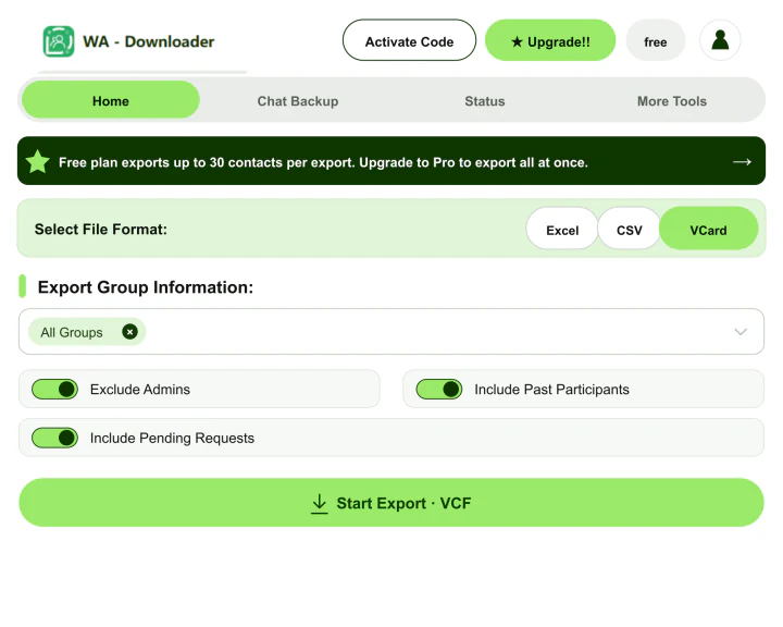 Export Groups & Labels